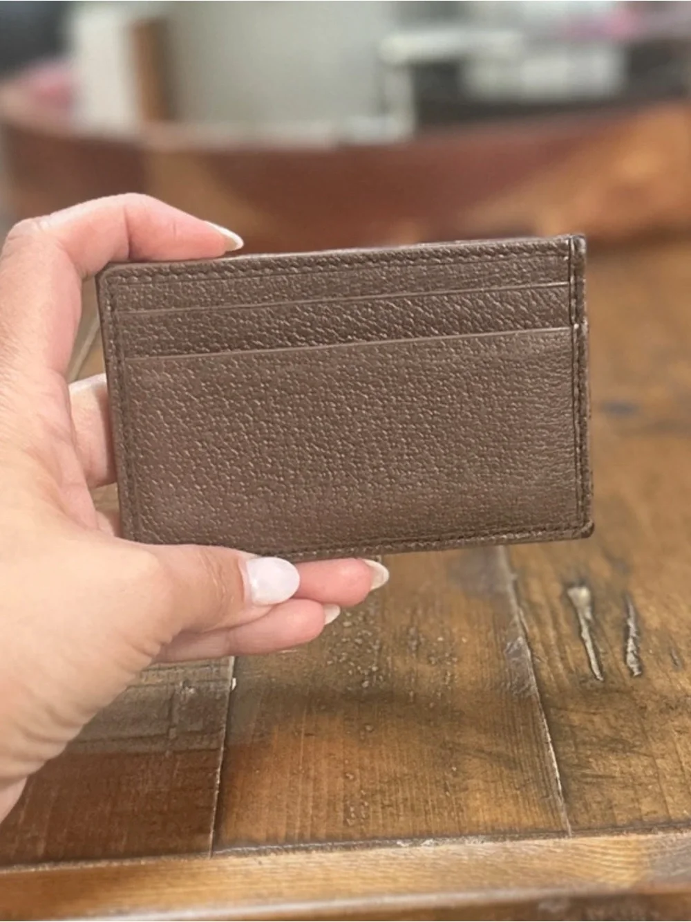 Gucci Ophidia GG Supreme Web Card Holder Wallet w/ Box